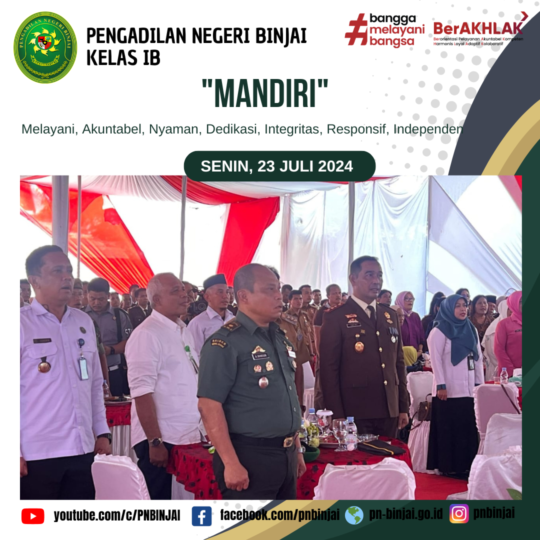 Giat Ketua Pengadilan Negeri Binjai