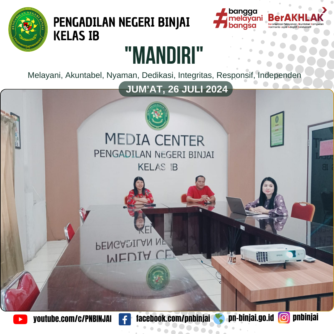 Pembinaan Teknis dan Administrasi Yudisial oleh Pengadilan Tinggi Medan