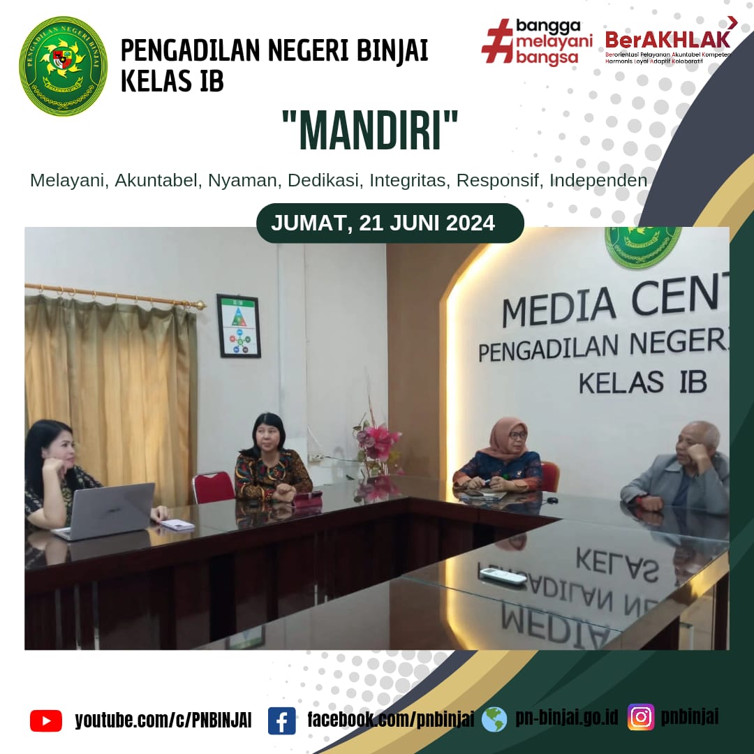 Pembinaan Teknis dan Administrasi Yudisial oleh Pengadilan Tinggi Medan 
