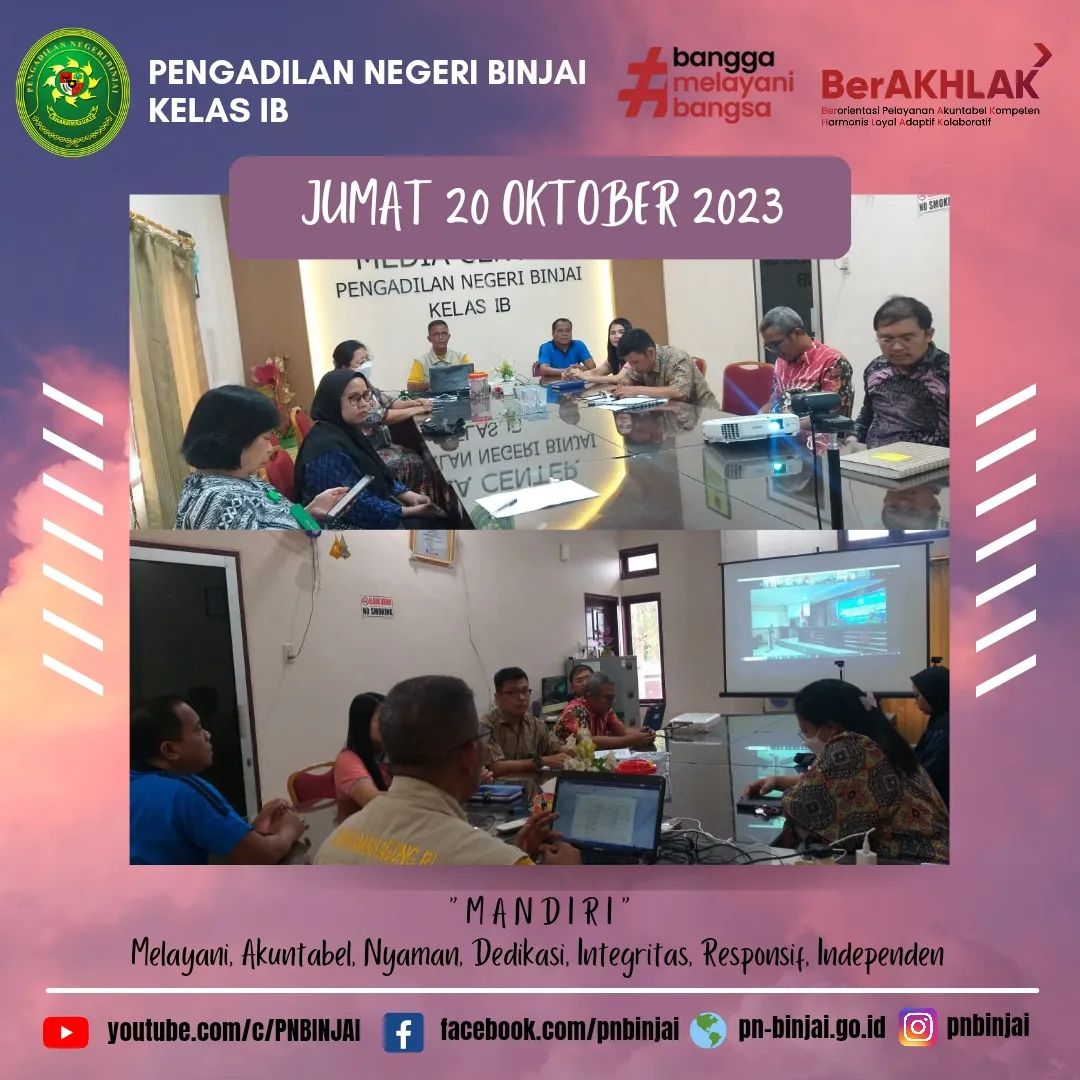 Pembinaan Teknis dan Administrasi Yudisial oleh Pengadilan Tinggi Medan