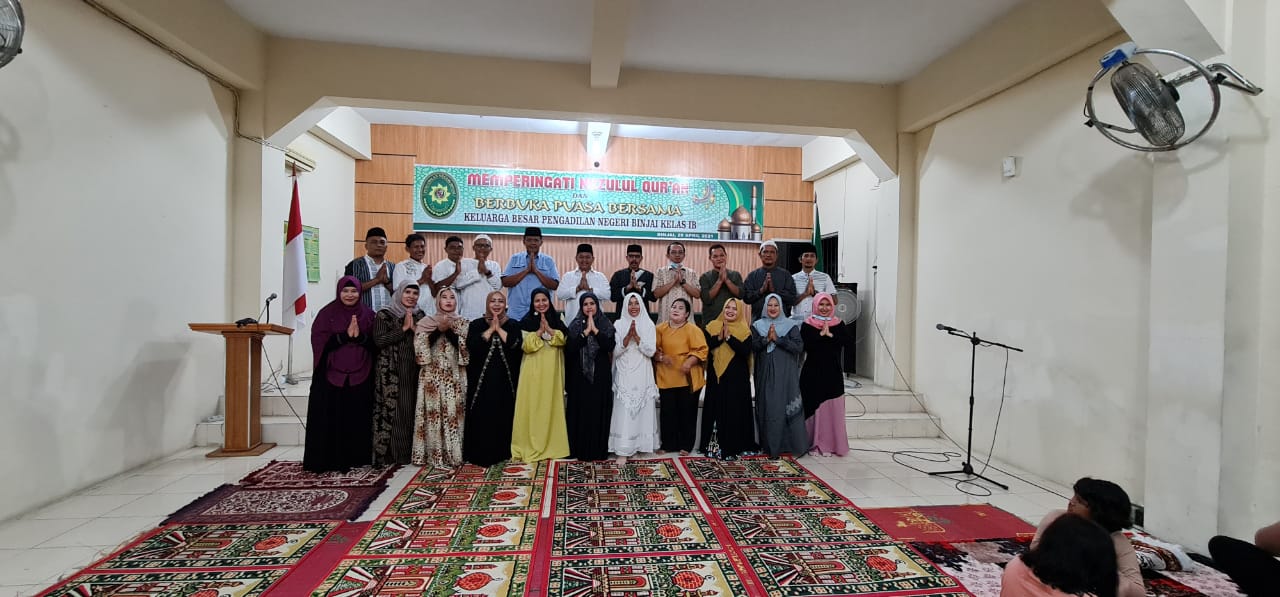Memperingati Nuzulul Quran dan Berbuka Puasa Bersama Pengadilan Negeri Binjai 1442 H