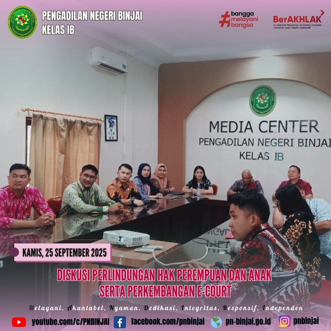 Diskusi Perlindungan Hak Perempuan dan Anak  serta Perkembangan e-Court