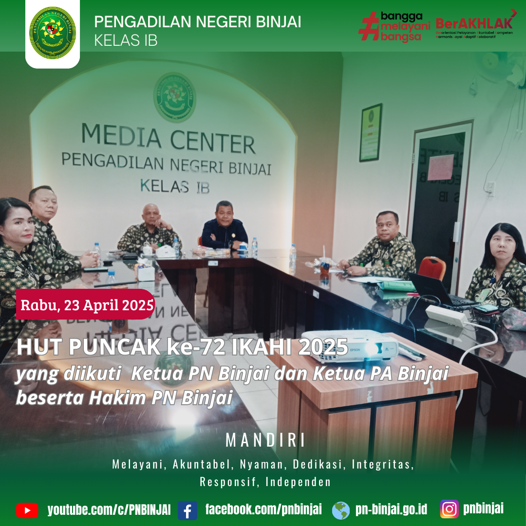Kegiatan HUT PUNCAK ke-72 IKAHI 2025