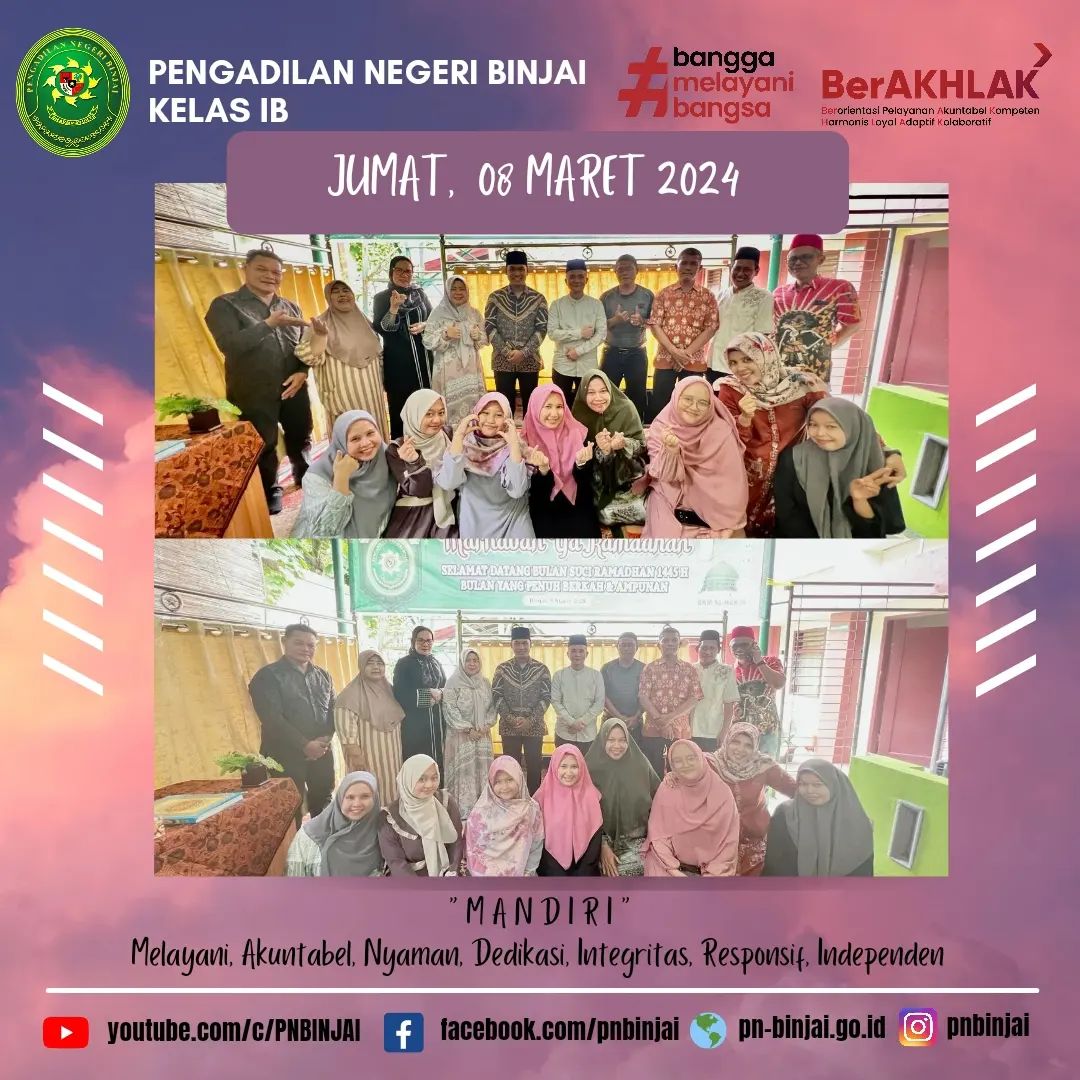 Punggahan Dalam Rangka Menyambut Bulan Suci Ramadhan 1445 H