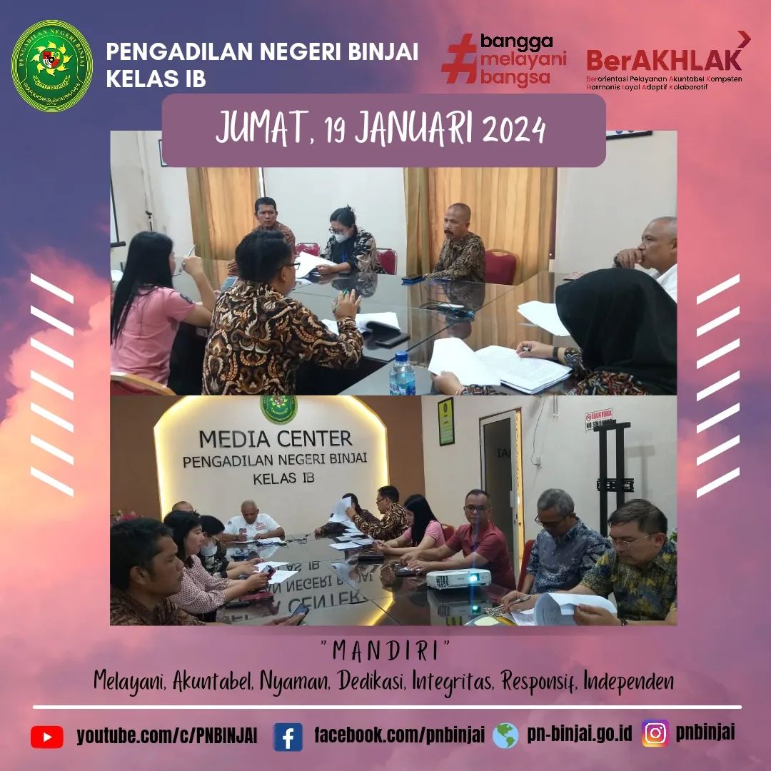 Rapat Perencanaan Sertifikasi Mutu Peradilan Unggul dan Tangguh (AMPUH) 
