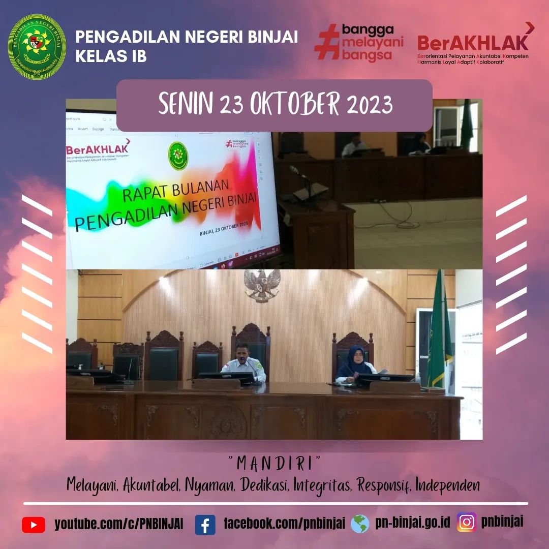 RAPAT BULANAN SEPTEMBER 2023