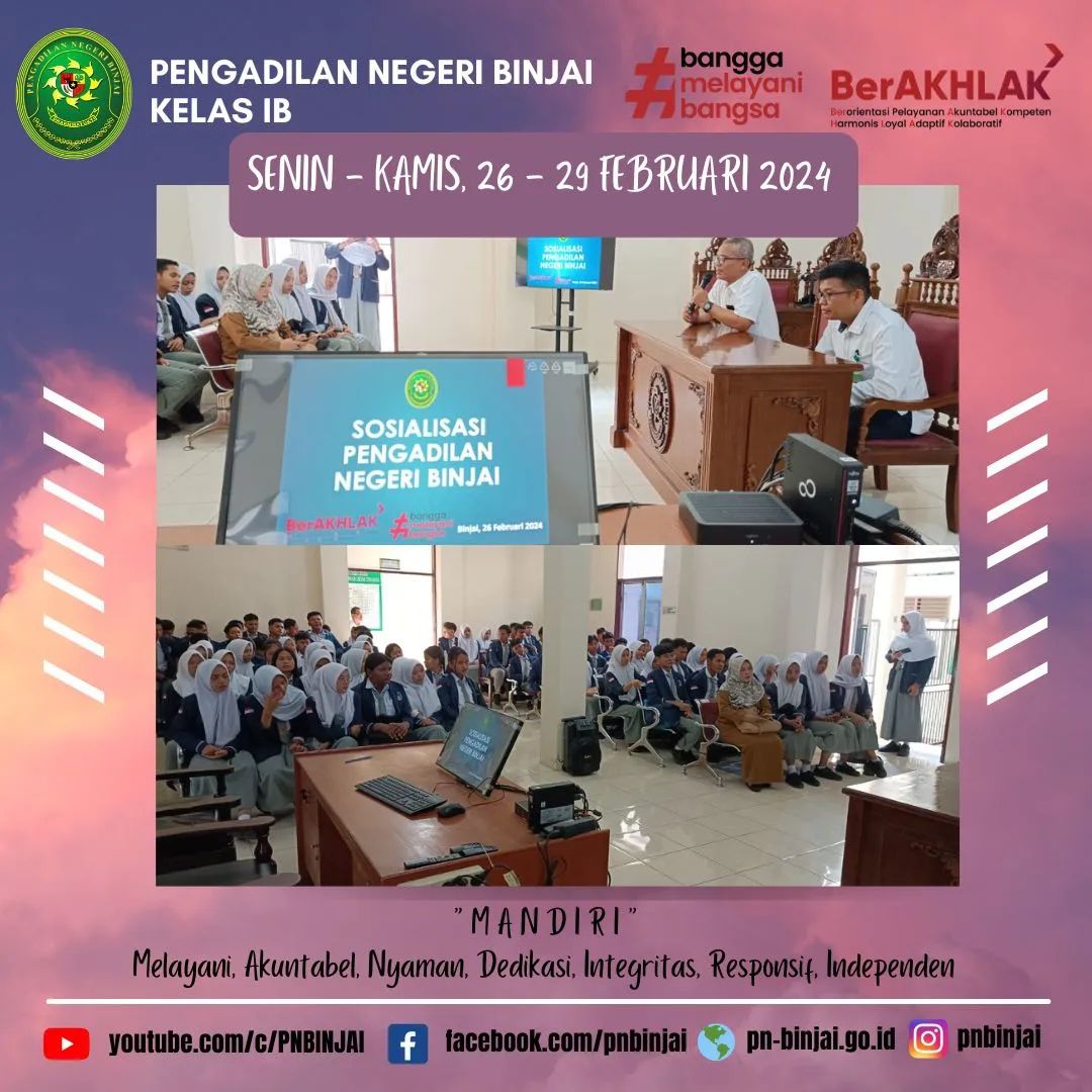 Kunjungan Siswa SMA 1 Binjai