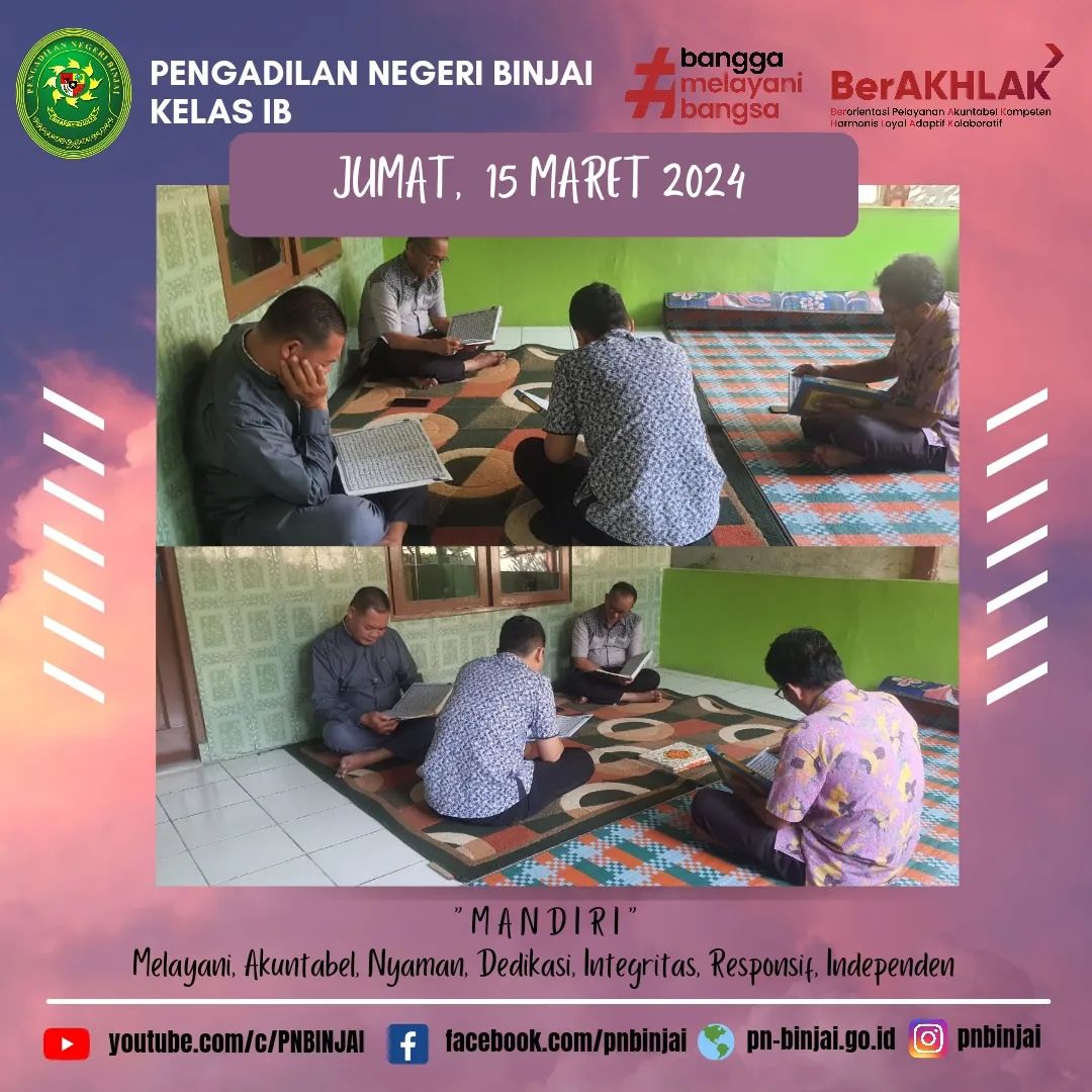 Kegiatan Tadarus AL - Quran