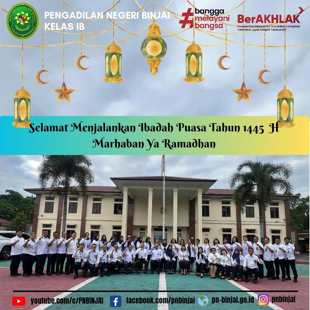 Selamat Menjalankan Ibadah Puasa Ramadhan 1445 H