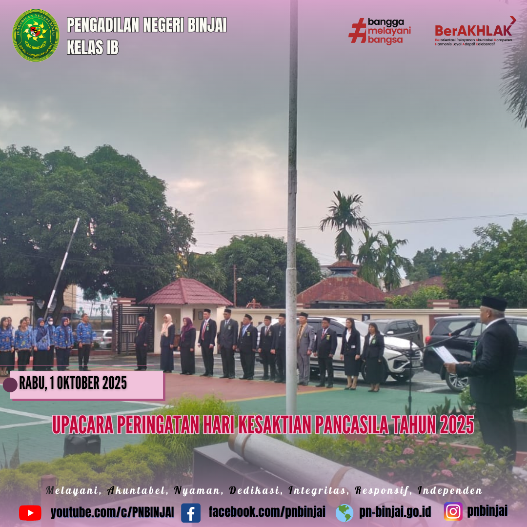 Upacara Peringatan Hari Kesaktian Pancasila Tahun 2025