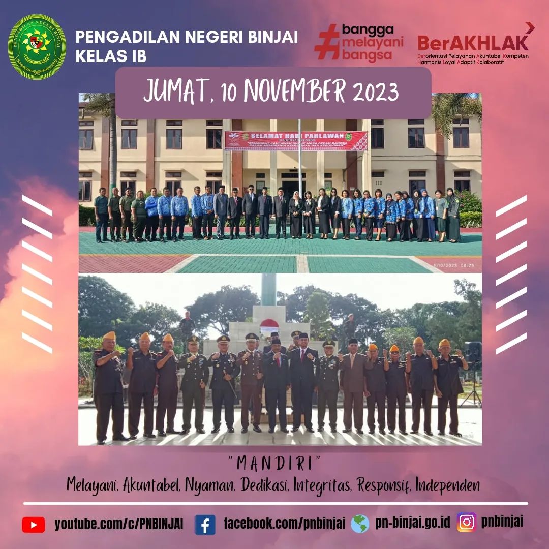 Peringatan Hari Pahlawan 10 November 2023